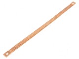 Trese bandă de &icirc;mpăm&acirc;ntare 10mm&sup2; - L: 300mm, &Oslash;1: 7mm, &Oslash;2: 7mm