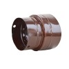 Reductie evacuare fum, tabla emailata, maro, 150 - 130 mm
