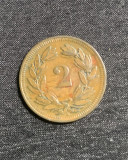 Moneda 2 rappen 1987 Elveția, Europa
