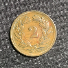 Moneda 2 rappen 1987 Elveția