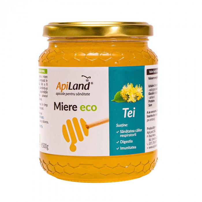 Miere de Tei Eco 500 grame Apiland