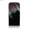 Husa piele Samsung Galaxy Trend S7560 Slim Flip STAR Black