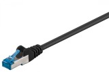 Cablu de retea S/FTP (PiMF) CAT 6A LSOH 30m Negru, Goobay G94905