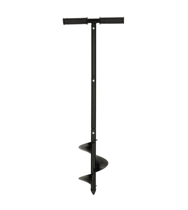 Burghiu manual spiral pentru grădină 85x15 cm