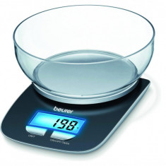 Cantar digital de bucatarie Beurer Ks 25 cu bol, capacitate 3kg, 1.2L - SECOND