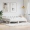 vidaXL Pat de zi cu extensie, alb, 80x200 cm, lemn masiv de pin 836208