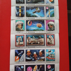 RAS AL KHAIMA, SPACE - SERIE COMPLETĂ MNH