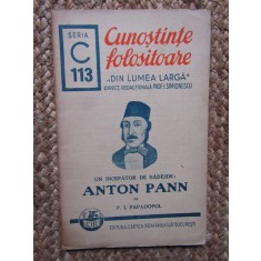 Anton Pann - P. I. Papadopol// 1941