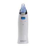 Aparat Curatare Puncte Negre Facial, 5 Nivele Aspiratie, Reincarcabil, 4 Capete Exfoliere, ABS, 4.7x18x4.7cm