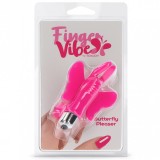 Vibrator pentru Deget Finger Vibe Butterfly Pleaser, Roz#