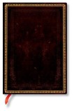 Paperblanks Flexis Black Moroccan MIDI Lined - 176 Page Count: Flexi Softcover