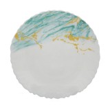 Set 6 Farfurii Adanci Opal Blue Marble 23cm DNC63107