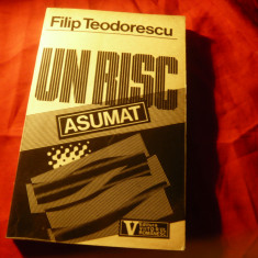 Filip Teodorescu - Un risc asumat - Ed. Viitorul Romanesc 1992 , 320 pag