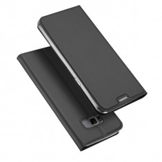 Husa carte flip wallet Dux Ducis pentru Samsung Galaxy S8 Plus, gri foto