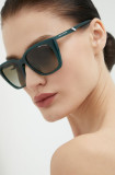 Armani Exchange ochelari de soare femei, culoarea verde
