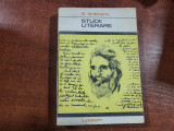 Studii literate de G.Ibraileanu