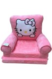 Cumpara ieftin Fotoliu extensibil și moale pentru copii, Hello Kitty, roz, 80x45x40cm