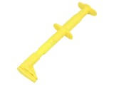 Clips de măsurare crocodil galben 4mm 5A 1kVDC