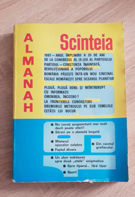 ALMANAH SC&amp;Acirc;NTEIA 1986 foto