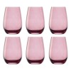 Farbige Trinkgl&auml;ser, Wassergl&auml;ser, Saftgl&auml;ser - ELEMENTS, 6er-Set, Flieder, 465 ml
