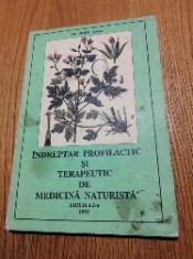 INDREPTAR PROFILACTIC SI TERAPEUTIC DE MEDICINA NATURISTA - Doru Laza - 1993