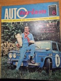 revista autoturism iunie 1972 - harta turistica a romaniei , aro 240 proiect , inaugurare portile de fier