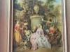 LIMOGES TABLOU splendid FAMILIE ARISTOCRATA superb FRANTA pictat manual in EMAIL manopera EXCEPTIONALA de colectie, Istorice, Fresca, Art Deco