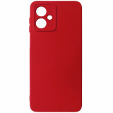 Husa silicon TPU Matte rosie pentru Motorola Moto G54