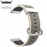 Curea material textil, compatibila Samsung Galaxy Watch9 44mm, Gri