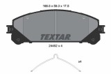 TEXTAR 2445201 set placute frana,frana disc