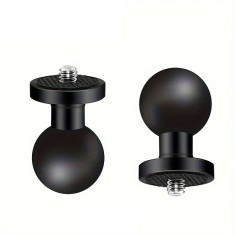 Adaptor bila - filet 1/4 pentru camere de actiune Insta360, GoPro, DJI Osmo Action compatibil RAM Mounts
