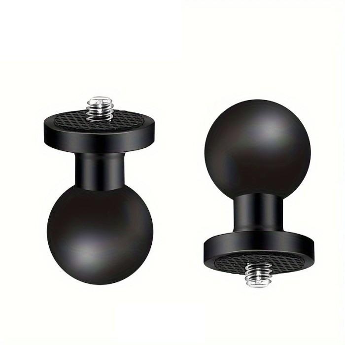 Adaptor bila - filet 1/4 pentru camere de actiune Insta360, GoPro, DJI Osmo Action compatibil RAM Mounts