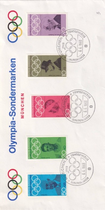 FILATELIE TEMATICA - PLIC GERMANIA TEMATICA OLIMPIC