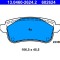 ATE 13.0460-2624.2 set placute frana,frana disc