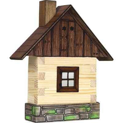 Set Cabanuta din lemn decorativa pentru perete, Walachia foto