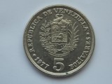 5 BOLIVARES 1977 VENEZUELA