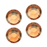 Cristale pentru nail art 2mm - auriu 50buc