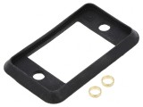 Garnitură Soclu Slim Silicon Negru 29mm
