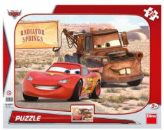 Puzzle - Peripetii cu Lightning McQueen (12 piese) foto