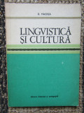LINGVISTICA SI CULTURA de D. MACREA , 1978