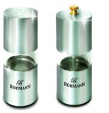 Cumpara ieftin Set condimente Bohmann, 2 piese, inox/sticla