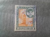 Timbru Zanzibar 1961 Sultan Seyd Sir Abdulla si motive locale 2 sh. stampilat