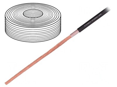 Cablu Chainflex CF300.UL.D 1x10mm2 Negru pentru Motor foto