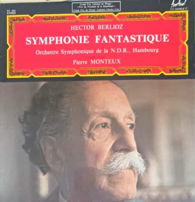 Disc vinil, LP. Symphonie Fantastique-Hector Berlioz, Pierre Monteux, Orchestre Symphonique N.D.R., Hambourg foto