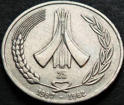 Moneda exotica comemorativa 1 DINAR - ALGERIA, anul 1987 * cod 4485 foto
