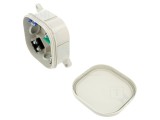 Cutie Conexiuni PAWBOL cu Garnitura Membrana IP54, ABS Gri, Montare Perete, 92x92x44mm