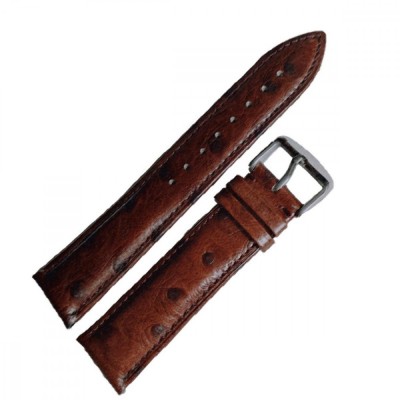 Curea din piele, compatibila Huawei Watch GT4 46mm|GT3 46mm|GT3 Pro 46mm|GT2 46mm|GT 2e|Galaxy Watch 3 45mm, Almond Spots foto