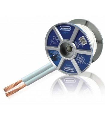 Cablu difuzor cupru OFC 2x0.75mm2 alb Bandridge LC1079 foto