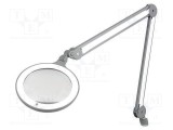 Lupă de masă cu lumină DAYLIGHT COMPANY, 3dpt (x1,75), &Oslash;175mm