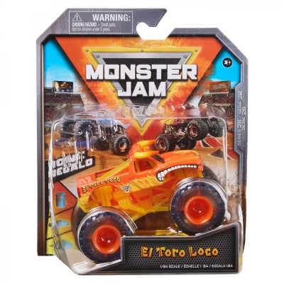 MONSTER JAM MASINUTA METALICA EL TORO LOCO SCARA 1 LA 64 SuperHeroes ToysZone foto
